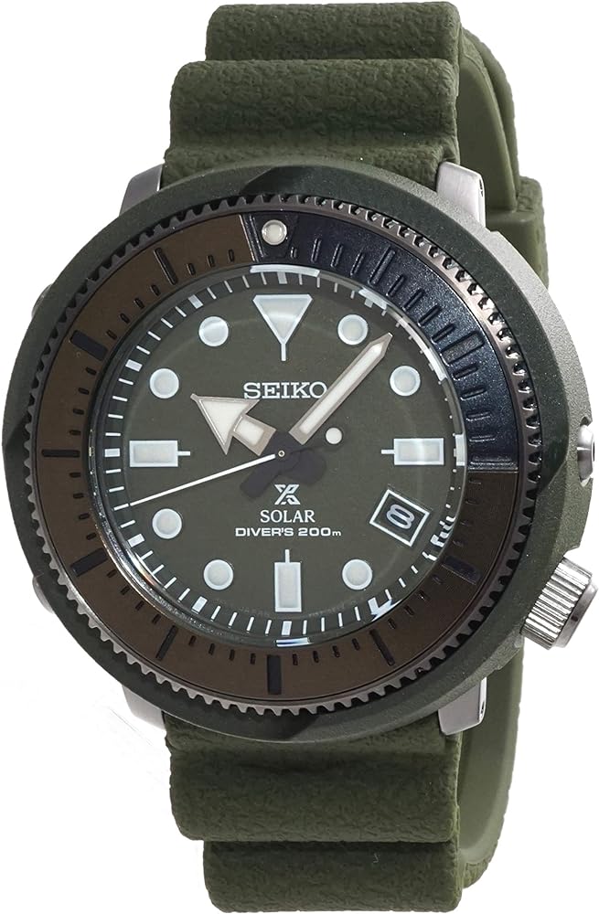 Seiko Prospex Quartz Green Dial Men's Watch SNE535