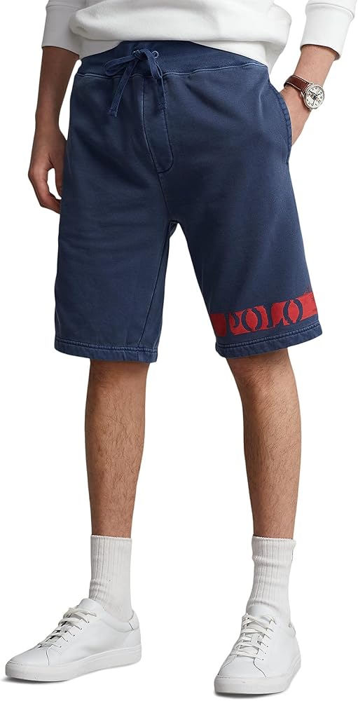 POLO RALPH LAUREN 9.5-Inch Logo Fleece Shorts Cruise Navy MD