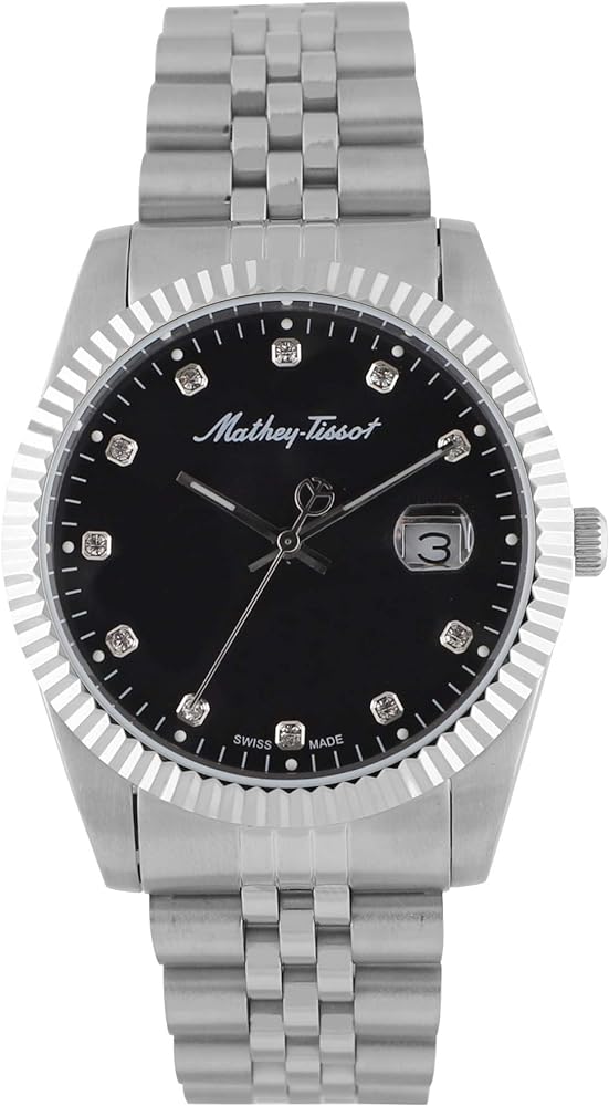 Mathey-Tissot Mathy II Quartz Black Dial Men's Watch H710AN