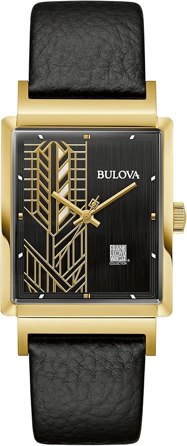 Bulova Men's Frank Lloyd Dana-Thomas House Quartz Watch