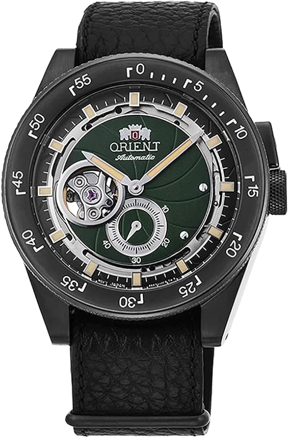 Orient Men's Japanese Automatic/Hand Winding Stainless Steel Sports Watch Retro Future Camera Model: (RA-AR0202E10B)