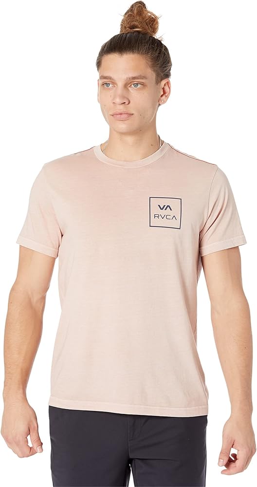 RVCA Mens Lightweight Regular Fit Knit Short Sleeve Tee