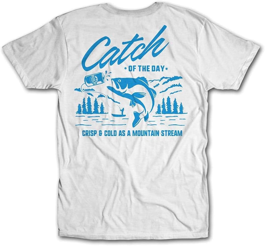 theCHIVE Busch Light Catch of The Day Fishing Lake Day T-Shirt