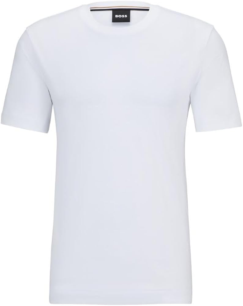 BOSS Men's Plain Short Sleeve Crewneck T-Shirt