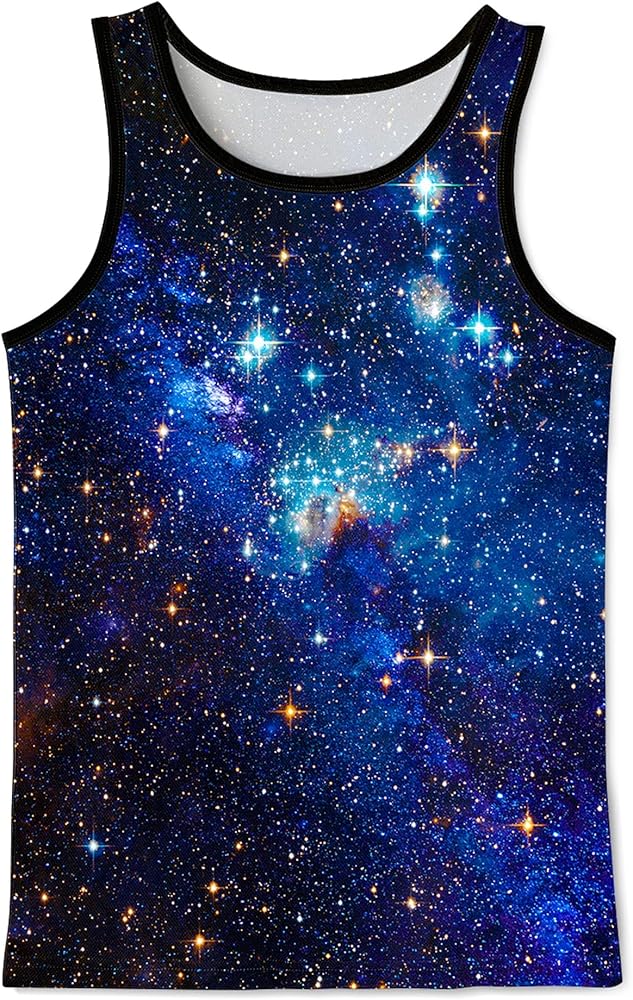 Asylvain 3D Tank Tops for Men Women Cool Design Graphic Sleeveless Shirts Summer Tops