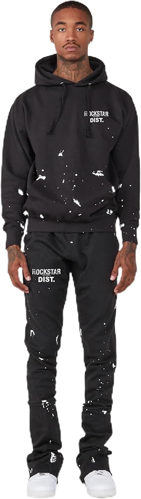 Men's Raffer Hoodie/Stacked Flare Track Set