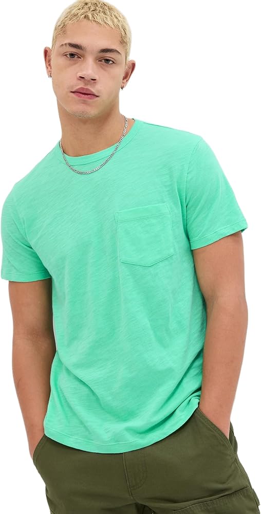 GAP Men's Lived in Pocket Crew T-Shirt