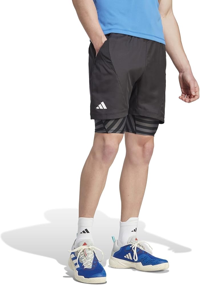 adidas Men's Tennis New York Two-in-one Shorts