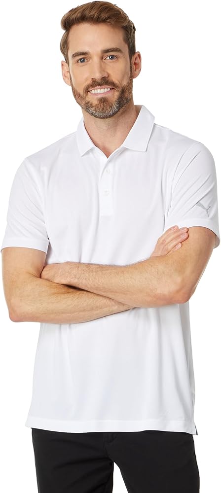 Puma Golf Men's Gamer Polo, Bright White, L