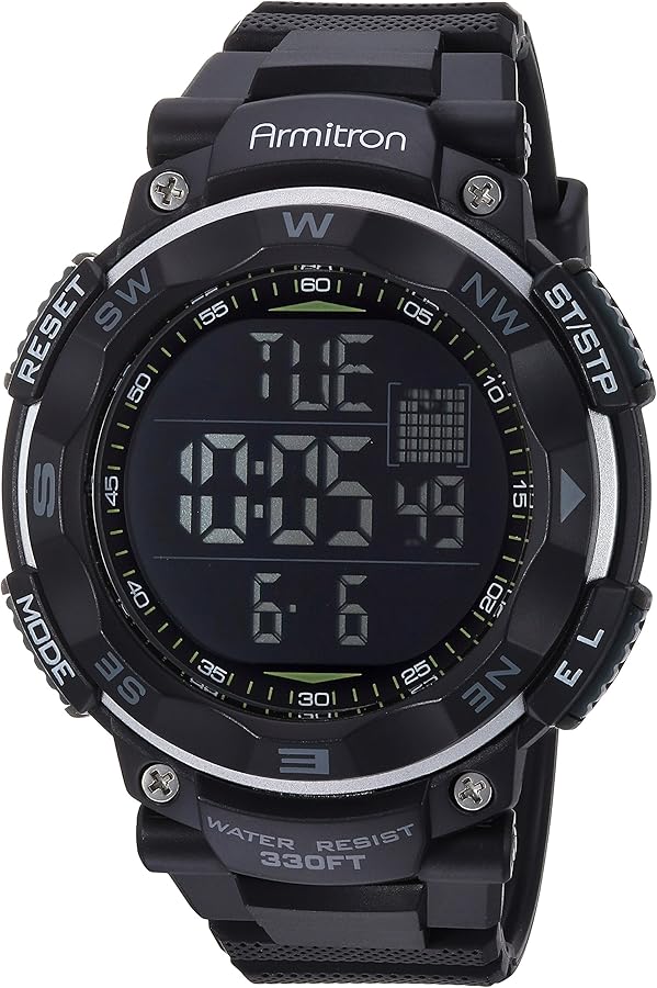 Armitron Sport Men's 40/8254BLK Black Digital Chronograph Watch