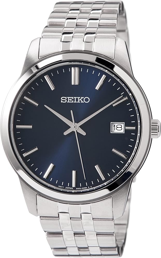 Seiko Herren-Uhr Quarz Edelstahl mit Edelstahlband