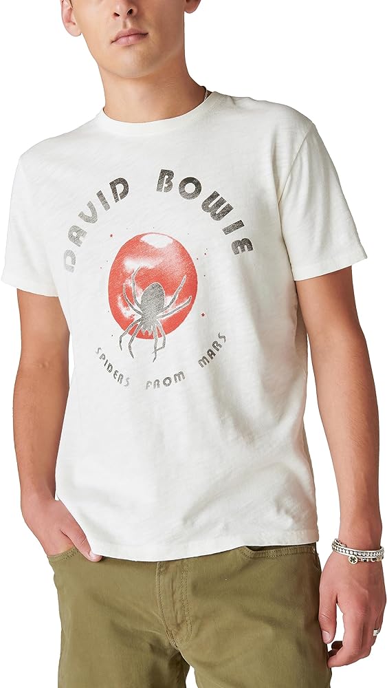 Lucky Brand Men's Bowie Spiders Tee