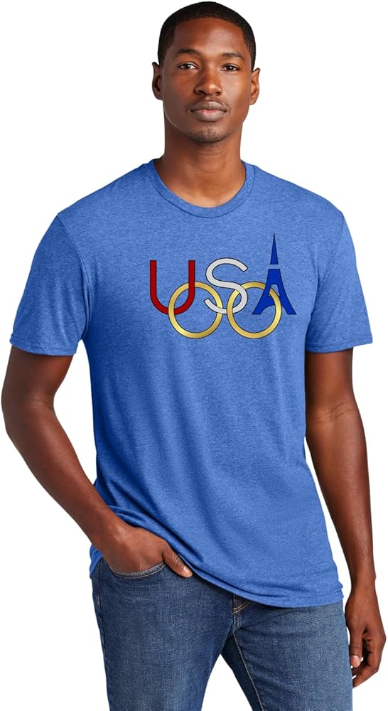 USA 2024 Summer Games United States 2024 USA T-Shirt Paris Summer Games American Attire Graphic Tees