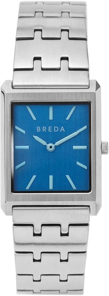 Breda Men's 'Virgil' Stainless Steel and Metal Bracelet Watch, 26MM