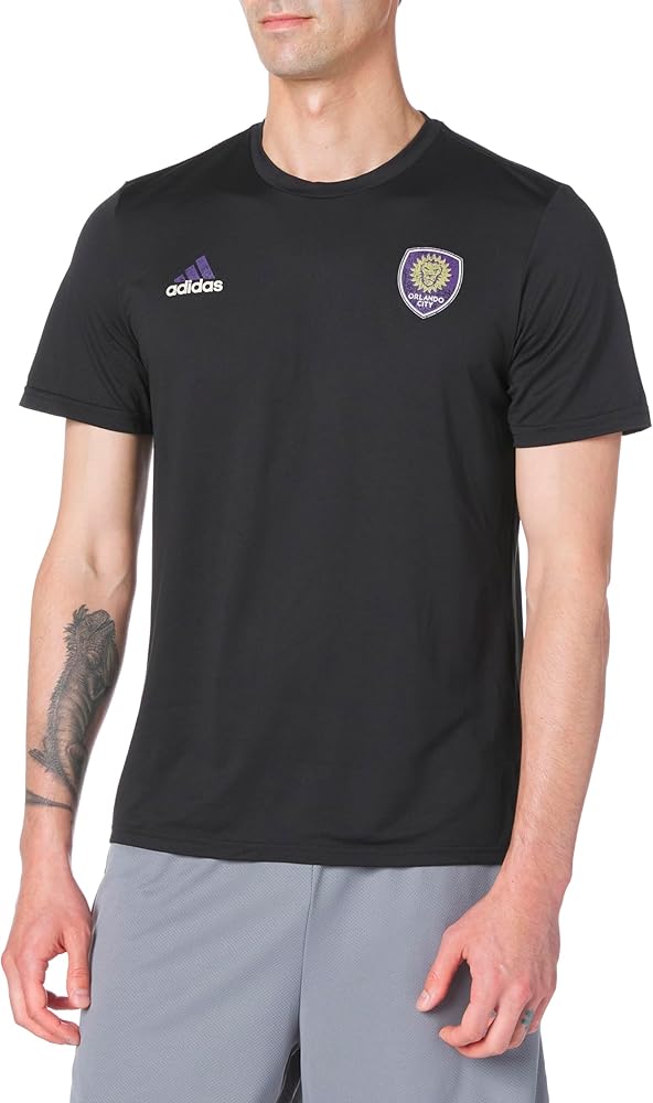 adidas Men's Orlando City Sc Short Sleeve Pre-Game T-Shirt