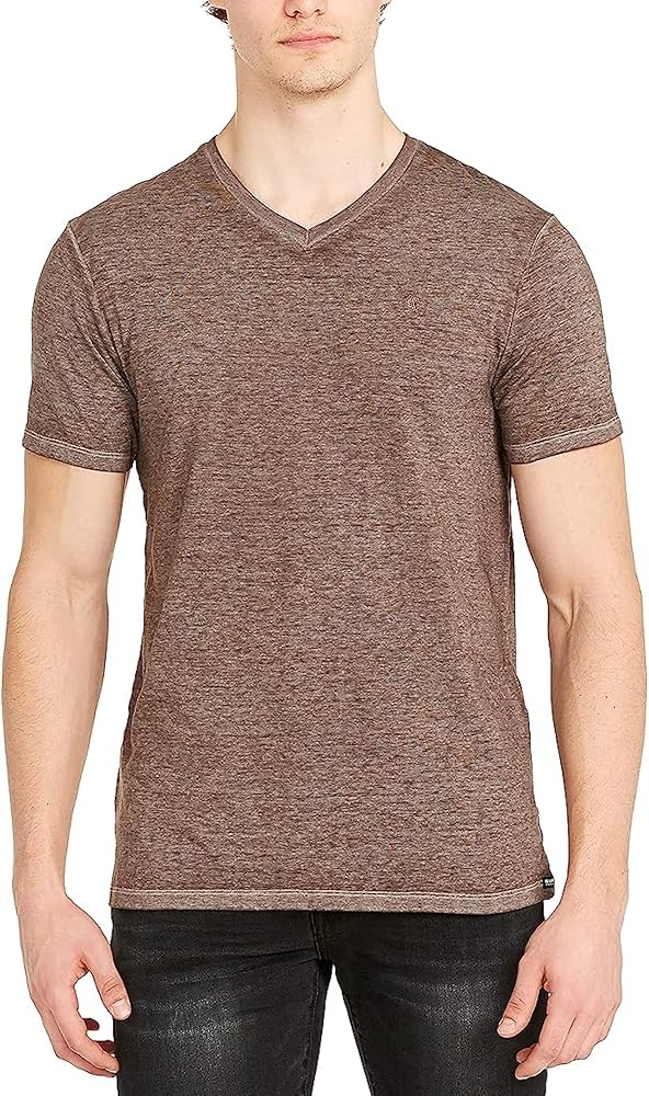 Buffalo David Bitton Men's V-neck Burnout Tee