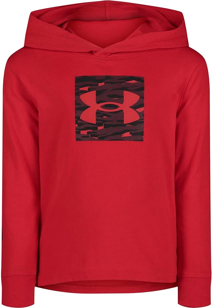 Under Armour UA SEDIMENT CAMO LS HOODIE, Red - Hoodie, 5