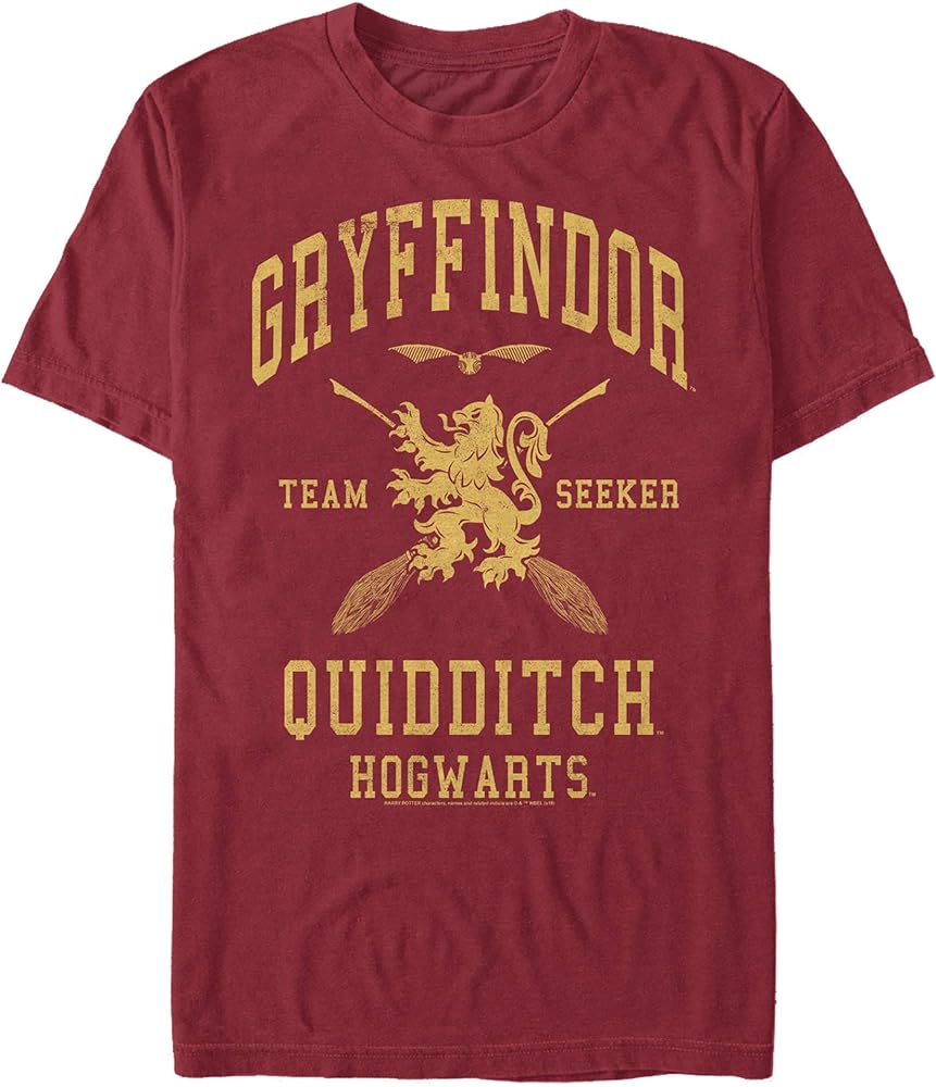 Harry Potter Men's Gryffindor Quidditch Seekert-Shirt