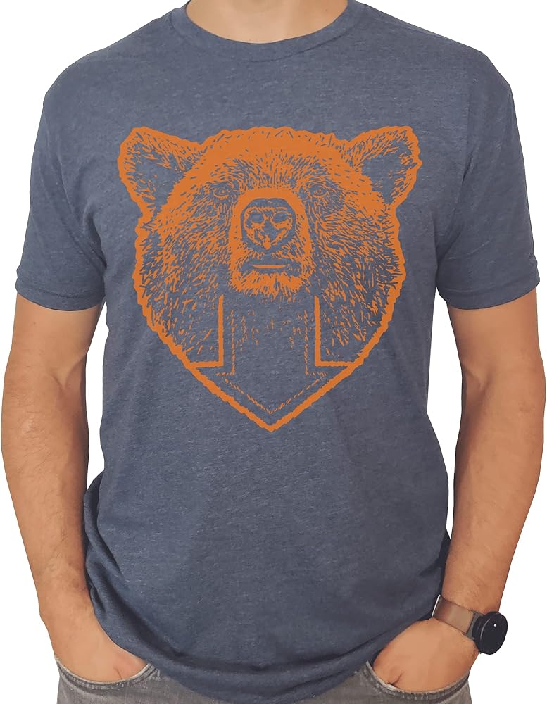 Bear Down Hand-Drawn, Hand Printed T-Shirt