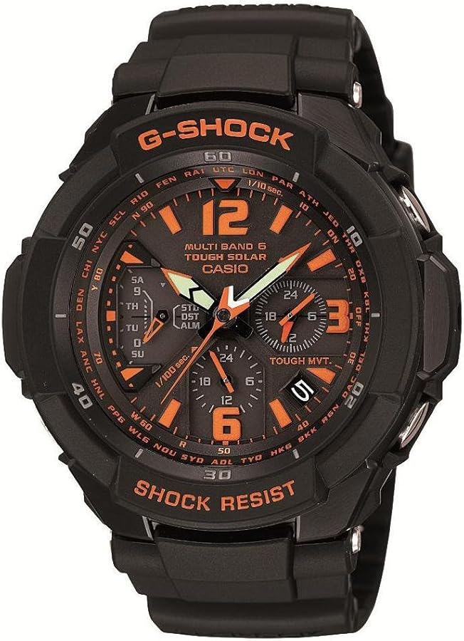 Casio Men's GW-3000B-1AJF G-SHOCK SKY COCKPIT Tough Solar Radio Controlled MULTIBAND 6