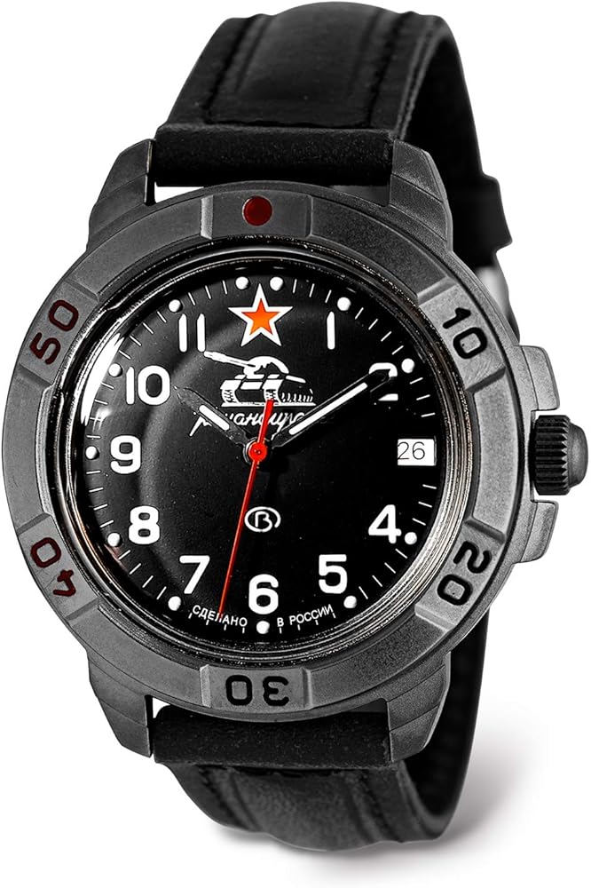 VOSTOK | Komandirskie Tank Commander Russian Military Mechanical Wrist Watch | 306 Series | Fashion | Business | Casual Men's Watches