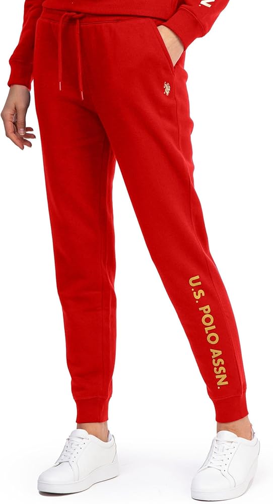 U.S. Polo Assn. USPA Fleece Joggers Engine Red 2XL