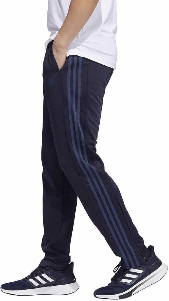 adidas Mens Midweight Essential Tricot Zip Track Pants (as1, Alpha, xx_l, Regular, Regular, Legend Ink/Navy)