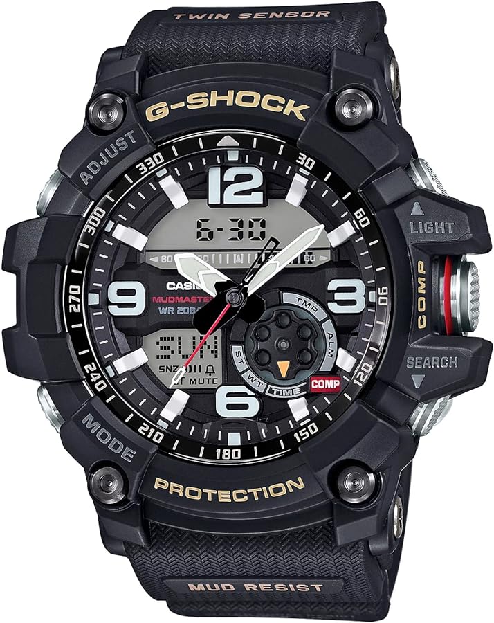 Men's Casio G-Shock Twin Sensor Mudmaster Black Watch GG1000-1A