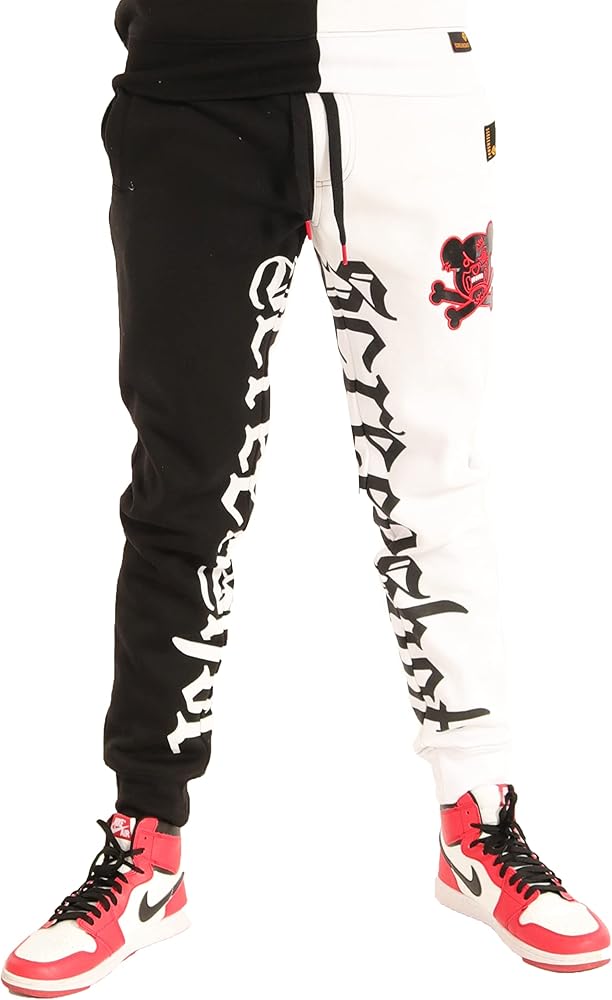 SCREENSHOT Mens Urban NYC Graffiti Hip Hop Fleece Pants Active Fashion Drawstring Sweatpants Bottoms