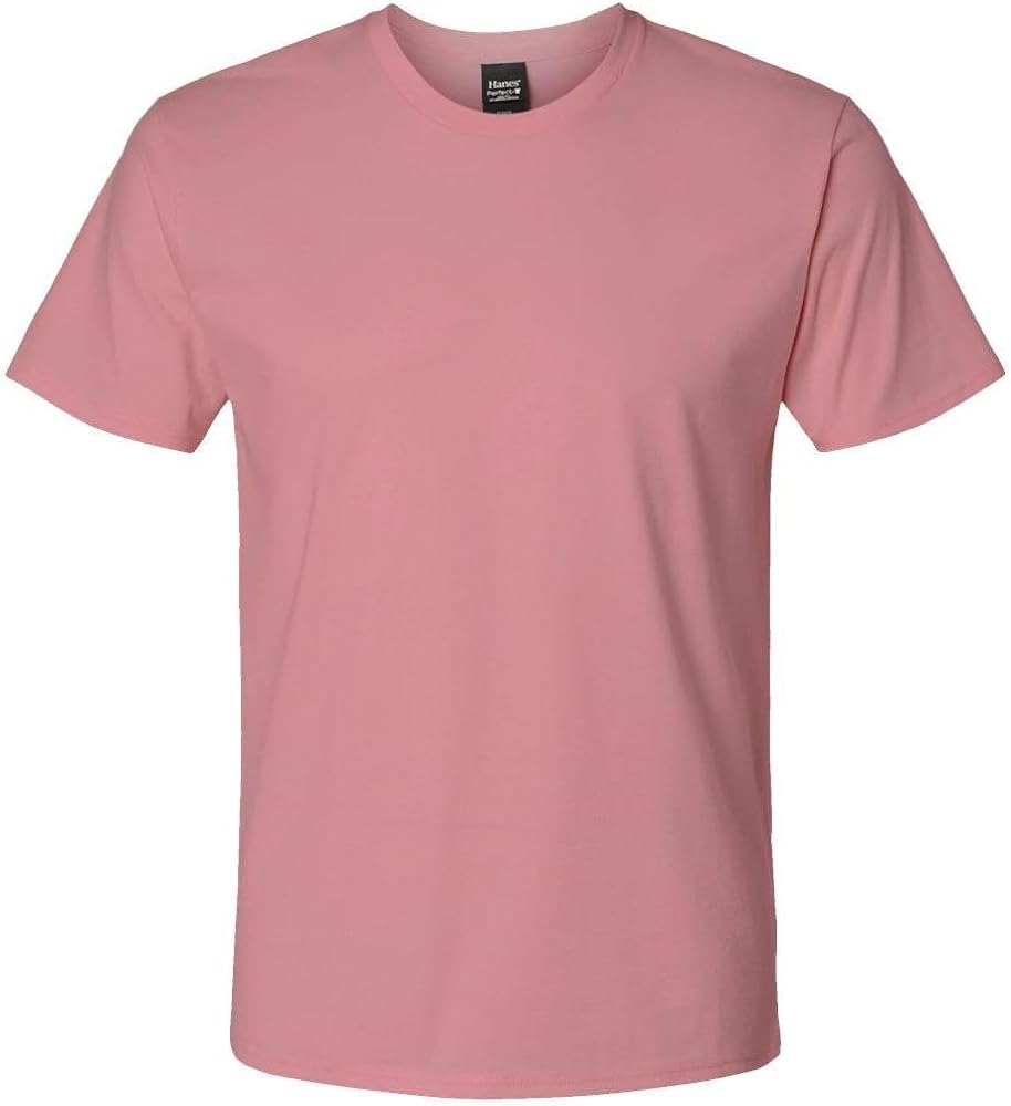 Hanes Mens Nano-T T-Shirt, 2XL, Mauve