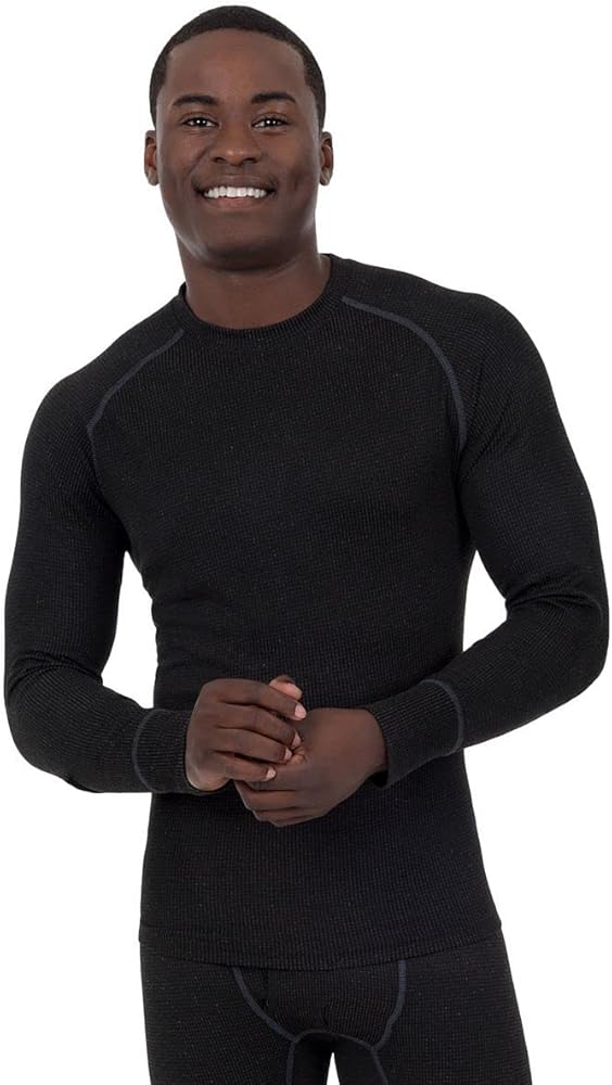 Fruit of the Loom Signature Men's Grid Tech L3 Thermal Base Layer Top