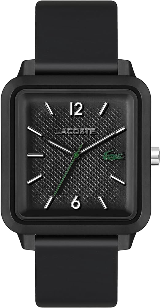 Lacoste Mens 12.12 Studio 3 Hands Watch Silicone