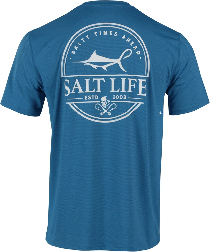 Salt Life Men's Dragnet SLX Short Sleeve Classic Fit Shirt