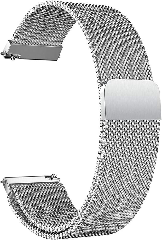 Metal Magnetic Watch Band Mesh Woven Quick Release Strap Adjustable Stainless Steel Replacement Straps for Women Men 14mm 16mm18mm 20mm 22mm 24mm