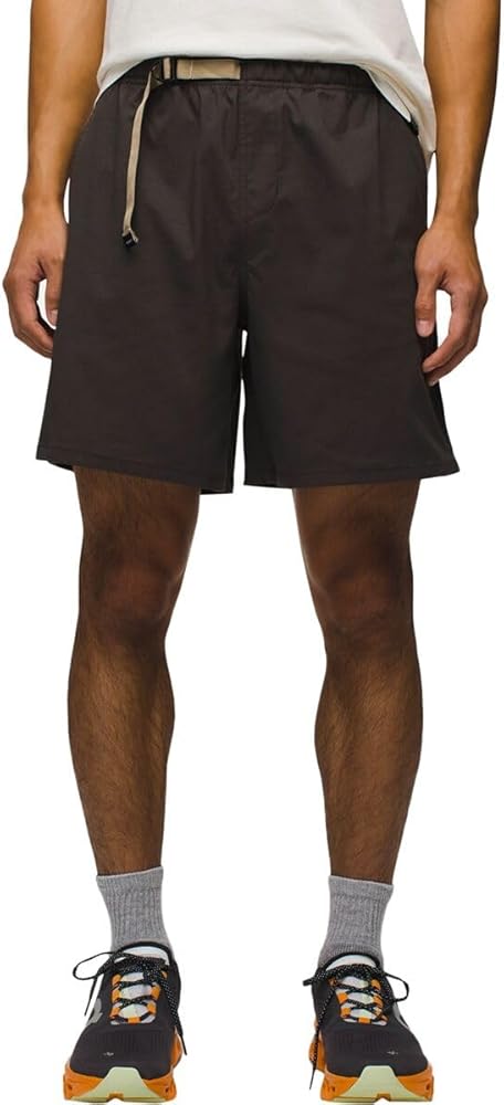 prAna Stretch Zion Pull On 7in Short - Men's, Dark Iron, S