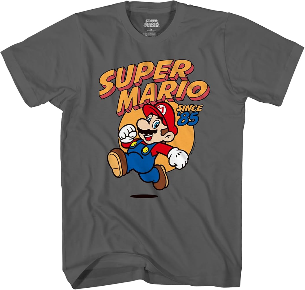 Super Mario Nintendo Since 85 Adult T-Shirt