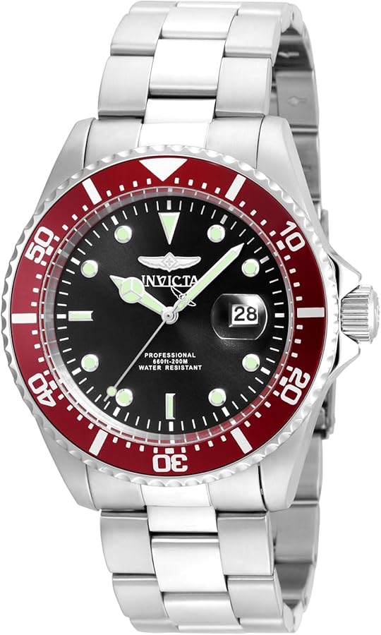 Invicta Men's 22020 Pro Diver Analog Display Quartz Silver Watch