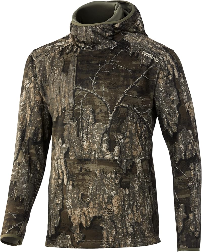 Nomad Men's Longneck Hoodie | Mid-Weight Water Resistant Hunting Fleece