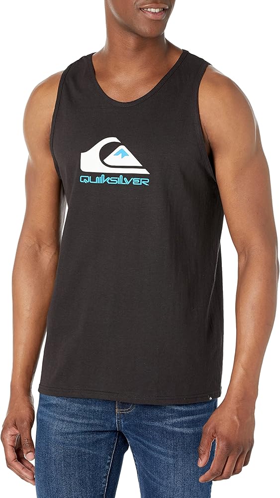 Quiksilver Men's Mw Logo Sleeveless Tank Top Tee Shirt