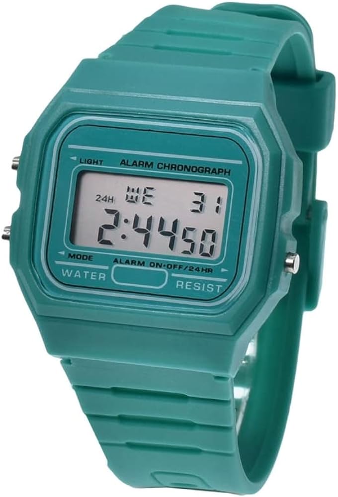 BDM Casiopea classic digital wrist watch for men and women, boys and girls with alarm. Birthday gift