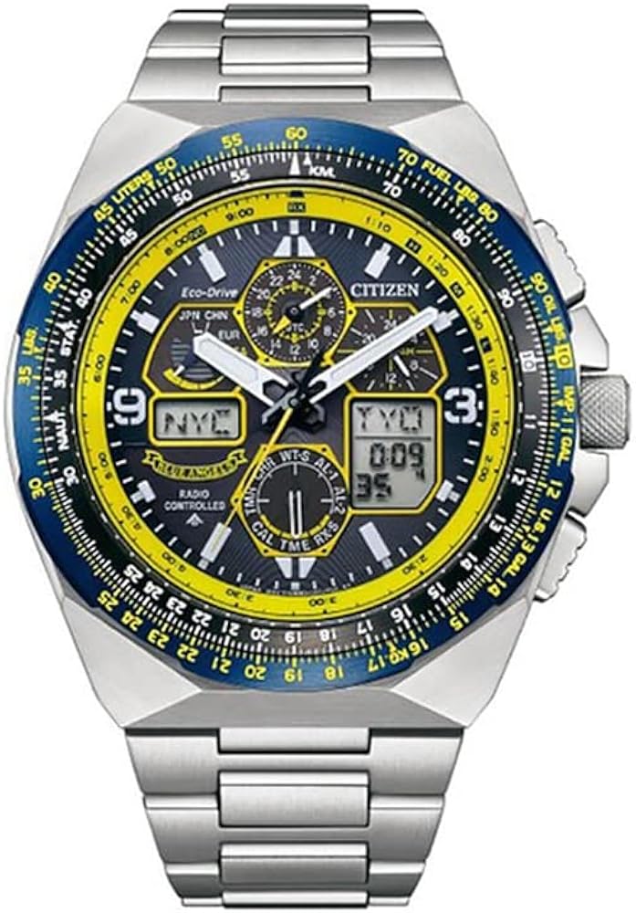 Citizen Promaster Skyhawk A-T Chronograph GMT Eco-Drive Blue Dial Men's Watch JY8125-54L