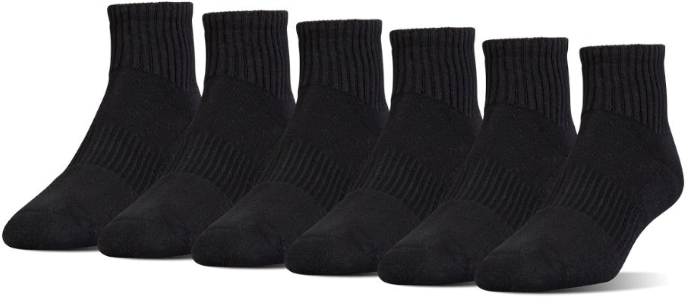 Under Armour Adult Cotton Quarter Socks, Multipairs