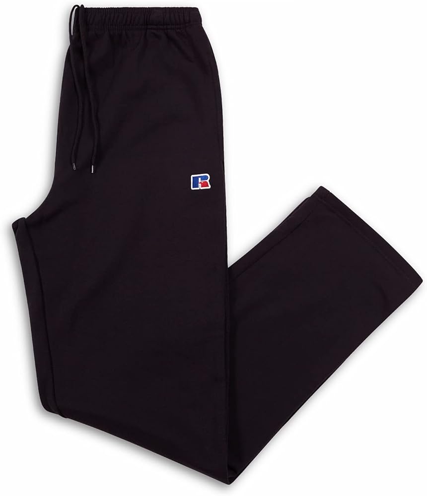 Russell Athletic Big and Tall Sweatpants for Men – Fleece Open Bottom Sweatpants