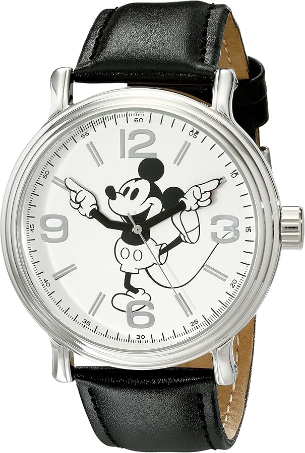 Disney Mickey Mouse Adult Vintage Articulating Hands Analog Quartz Watch