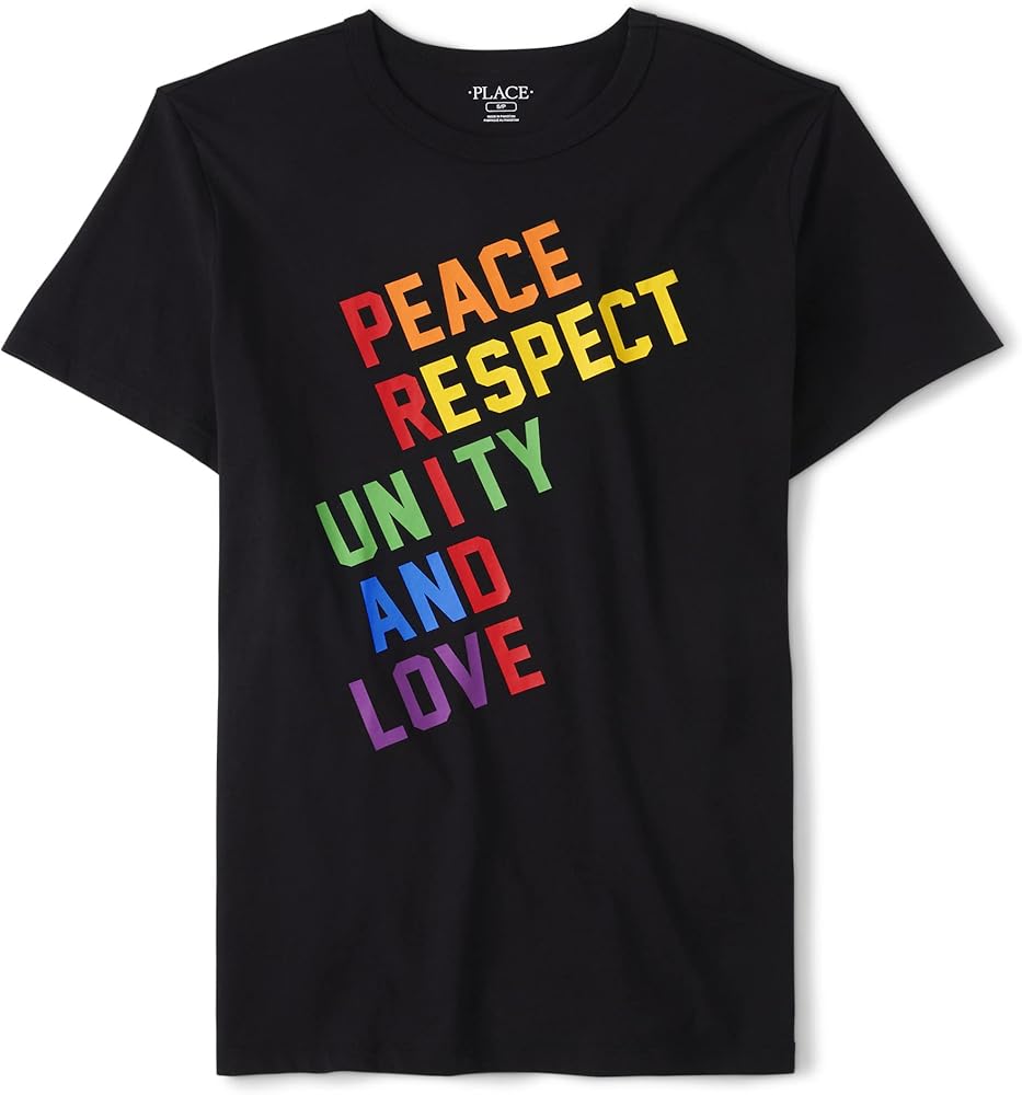 The Children's Place Men's Short Sleeve Pride Graphic T-Shirt