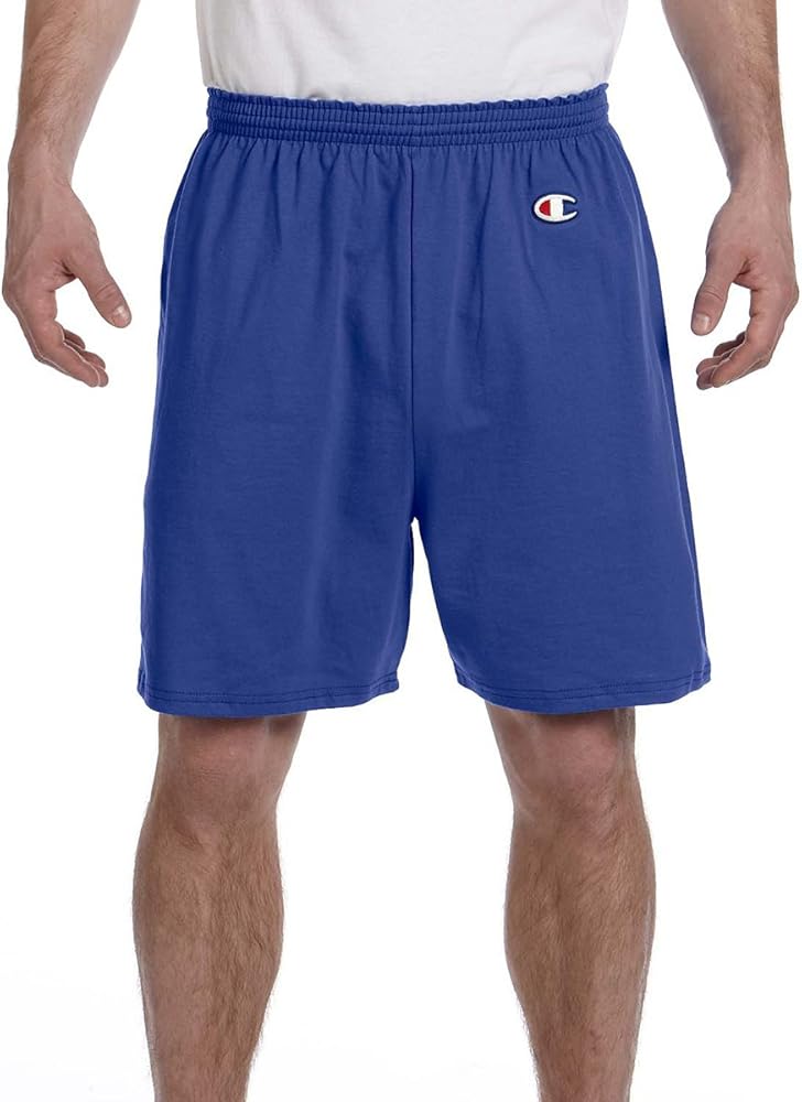 Champion Adult Cotton Gym Shorts, Royal Blue, XX-Large