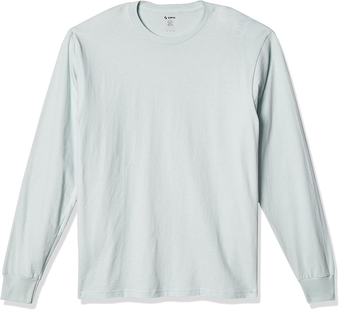 Soffe Men's Midweight Cotton Long Sleeve Tee