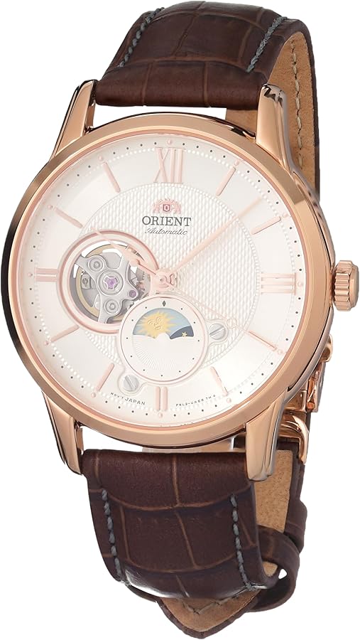 ORIENT Orient Sun & Moon Automatic Champagne Dial Men's Watch RA-AS0009S10B