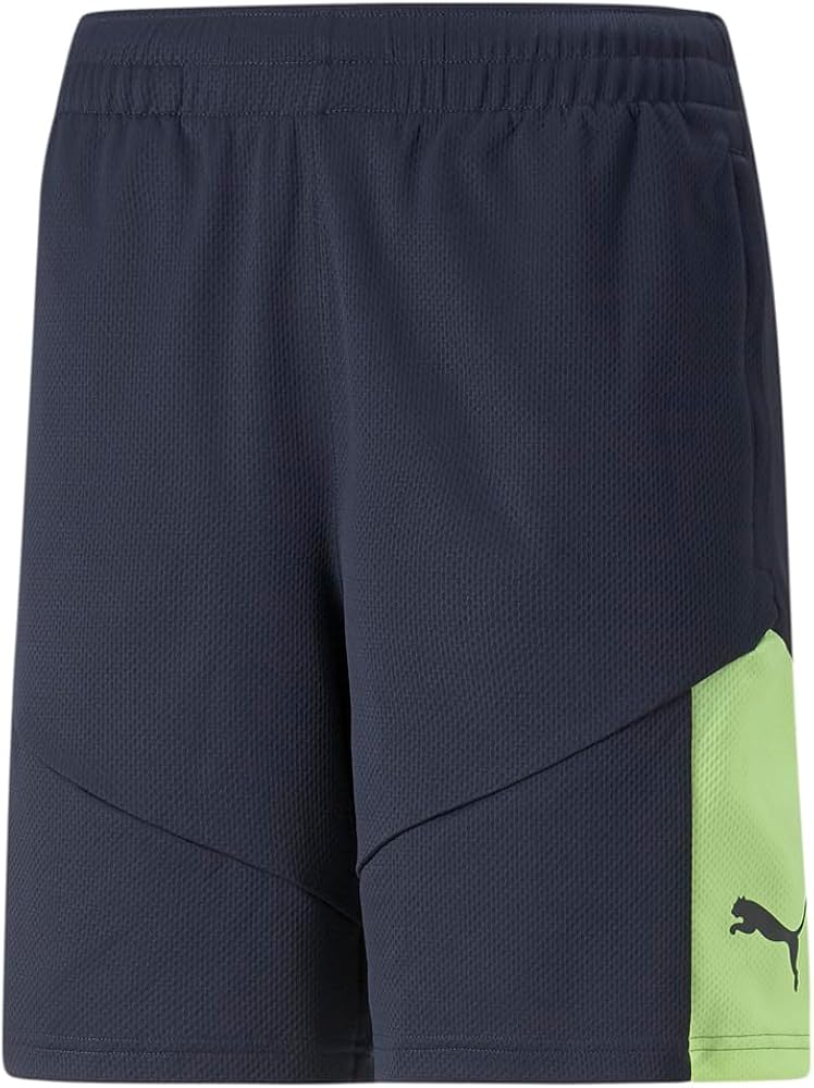 PUMA Men's IndividualFinal Training Shorts, Parisian Night-Fizzy Light, Large