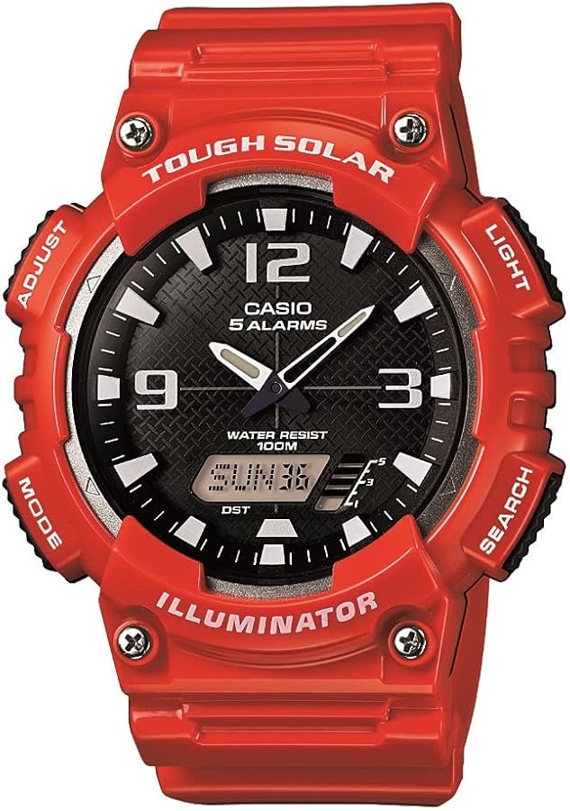 Casio Men's AQ-S810WC-4AVCF Analog-Digital Display Quartz Red Watch